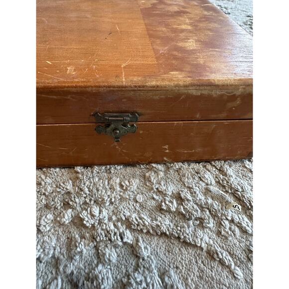 Vintage French Lefranc Artist Soft Pastels and Original Wood Box - Picture 9 of 11